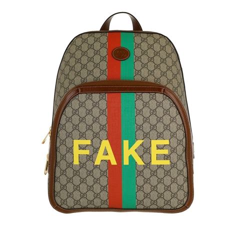 gucci not fake backpack|Gucci backpack clone.